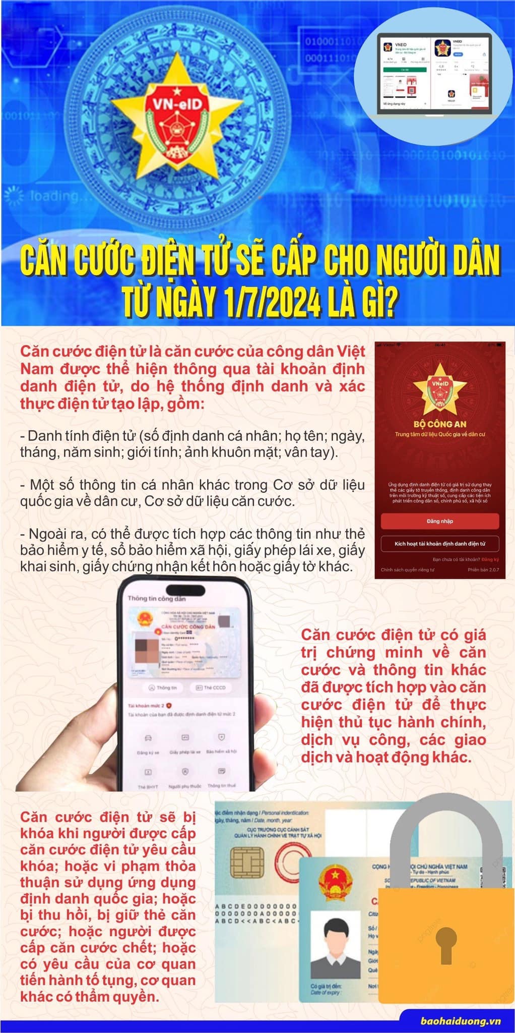 Luật Căn cước Công dân mới quy định từ ngày 01/7/2024