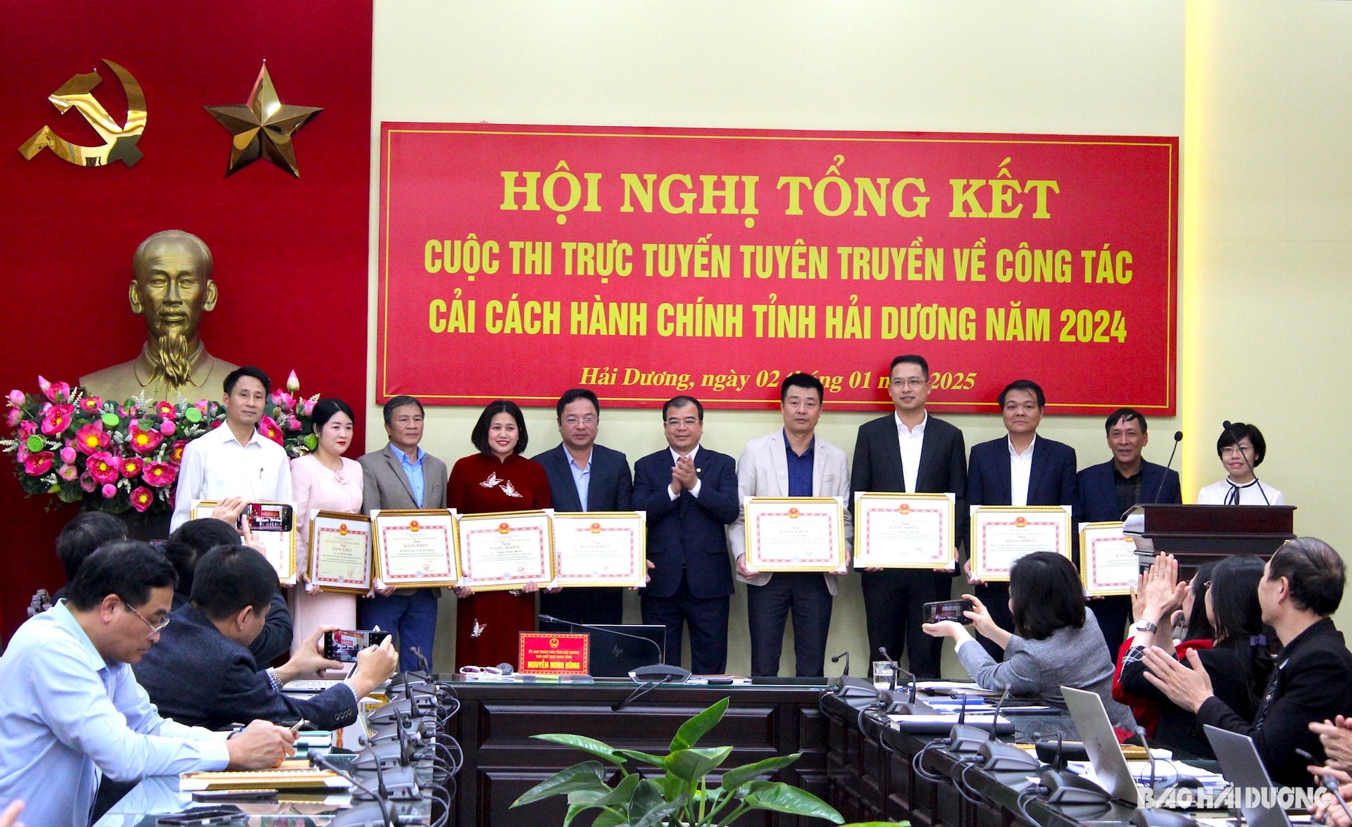 Sở Văn hoá, Thể thao và Du lịch và TP Chí Linh nhất cuộc thi trực tuyến cải cách hành chính